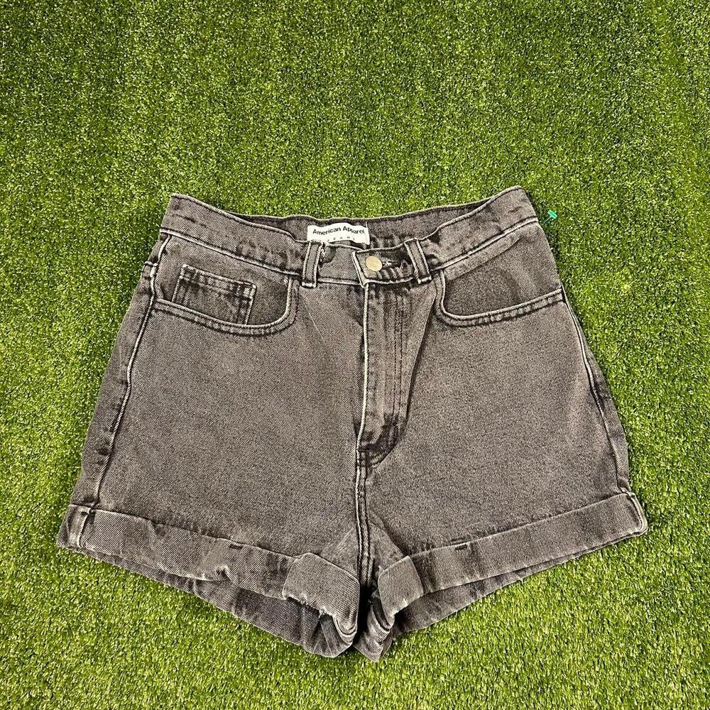American-apparel Women's Black and Brown Shorts